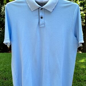 Crocs Frayed Polo Shirt size Large